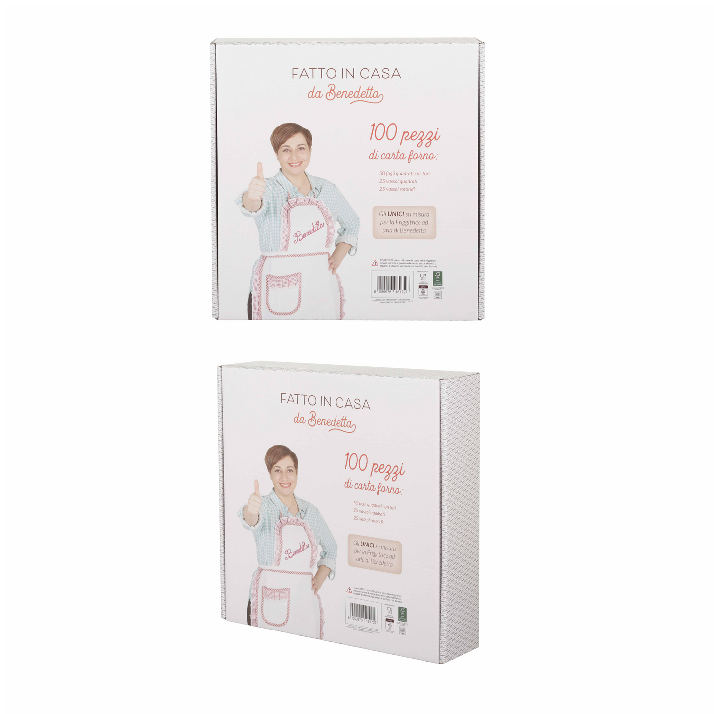 Kit 100 Carta Forno Friggitrice ad Aria