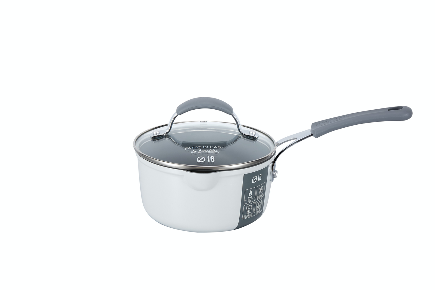 Casseruola 16 cm con coperchio