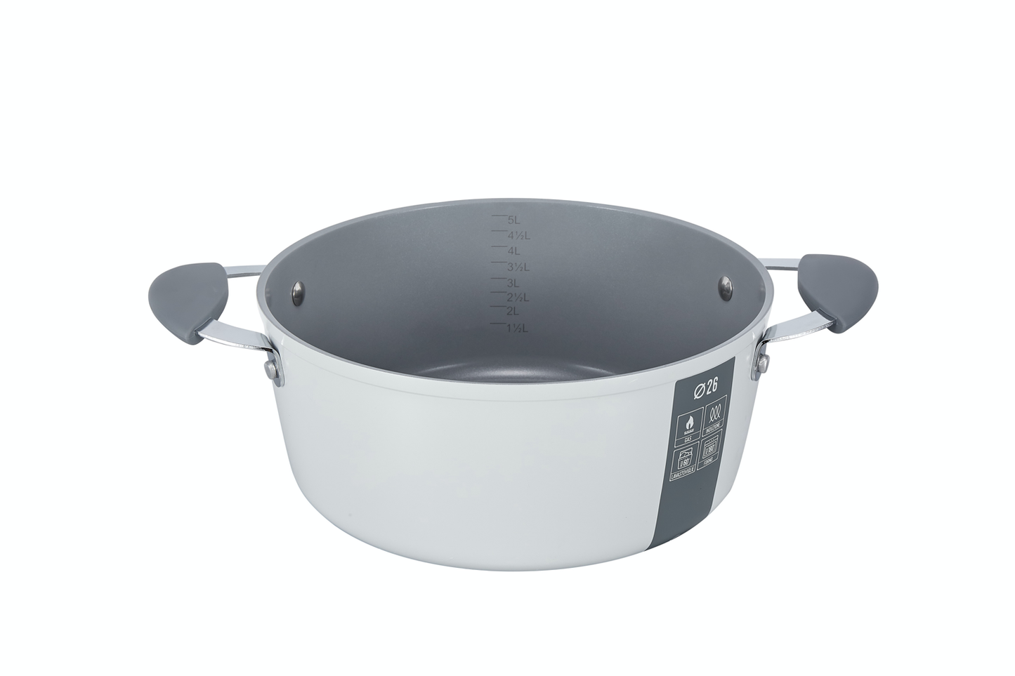 Casseruola 26 cm con coperchio