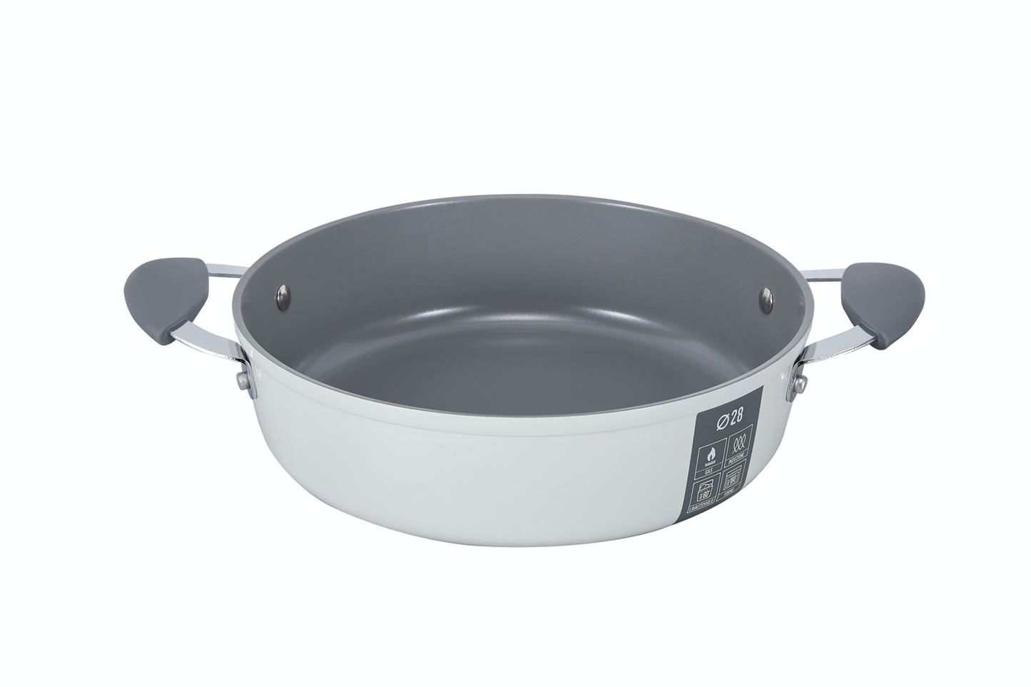 Tegame 28 cm con coperchio
