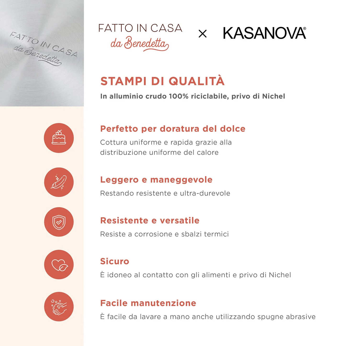 Stampo Ciambella con Buco ø 24 cm