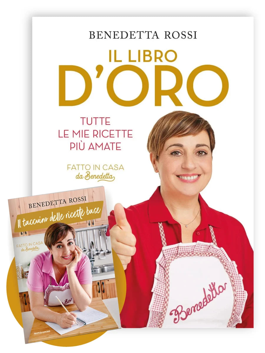 Fatto in Casa da Benedetta, “Il libro d'Oro". Tutte le mie ricette più amate” (2023, Mondadori, 504 pagine) Edizione speciale con "Taccuino delle ricette base"