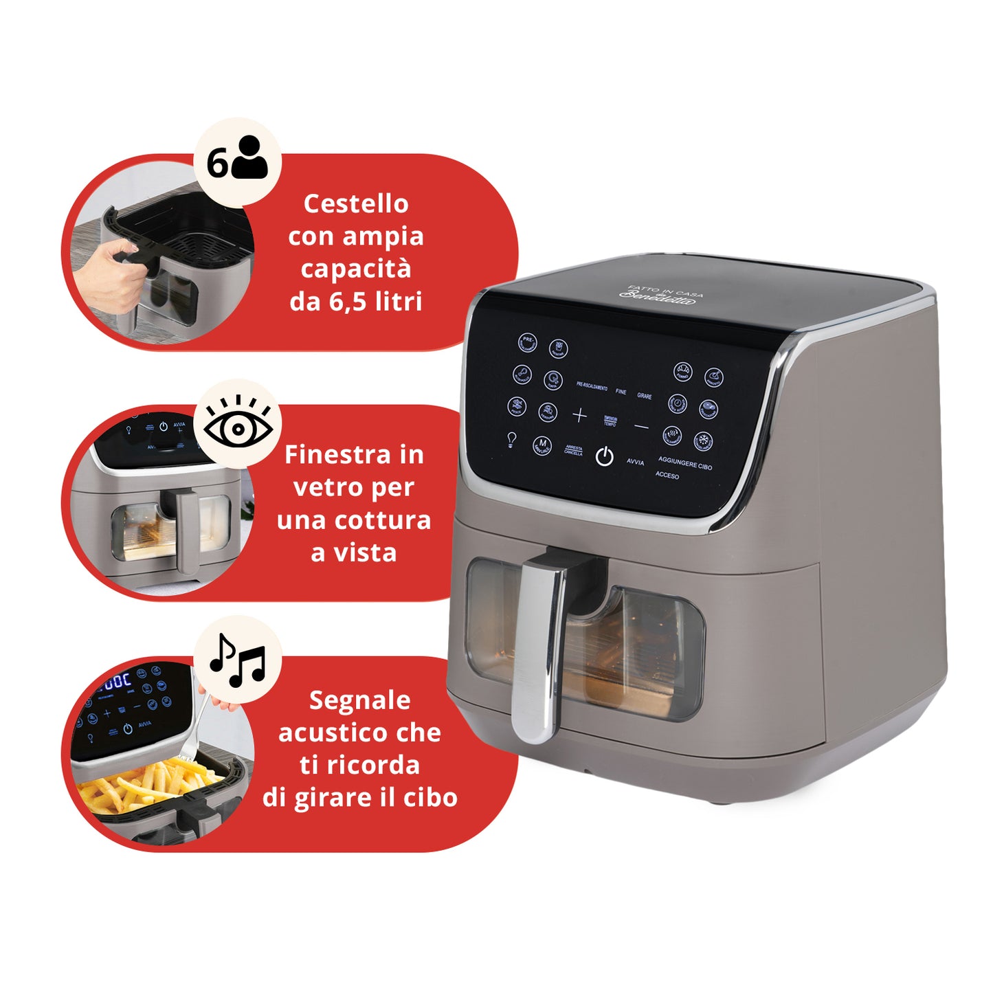 Friggitrice ad Aria Doppia Resistenza