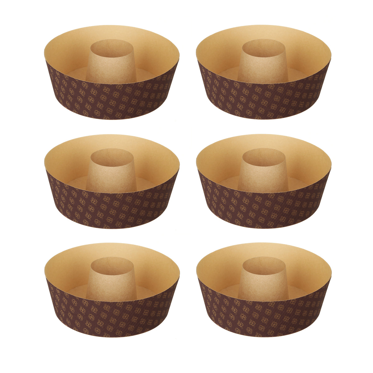 Set 6 Stampi ciambella CM 22 in carta