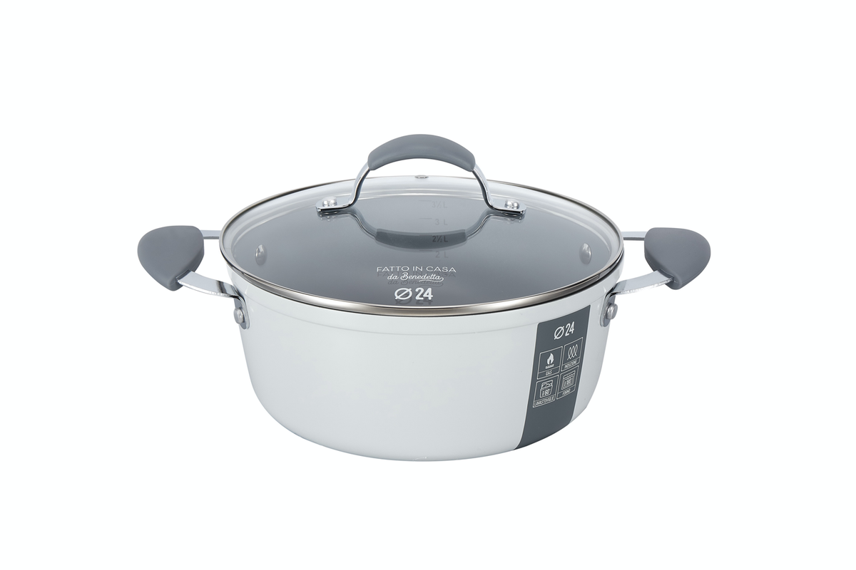 Casseruola 24 cm con coperchio