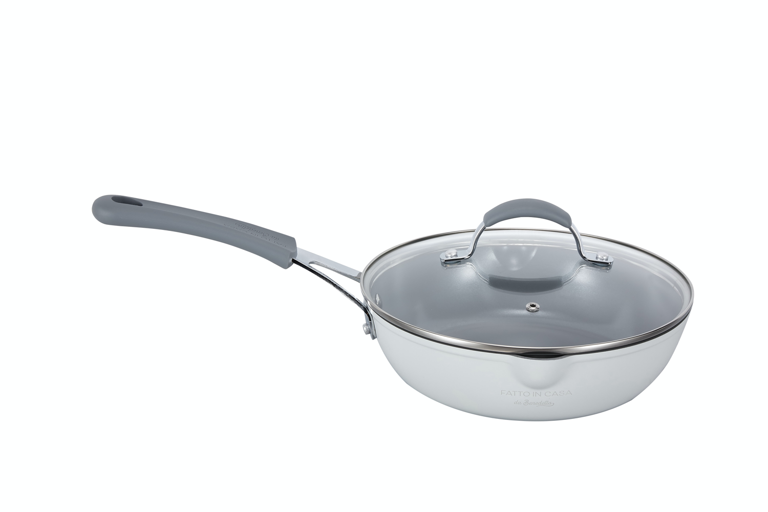 Casseruola 2 manici 24 cm, acciaio inox lucido , Collez. KIKKA - Sambonet Casseruola 2 manici 24 cm, acciaio inox lucido , Collez. KIKKA - Sambonet