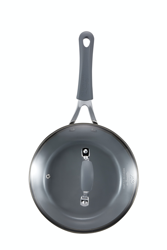 Padella alta 24 cm con coperchio
