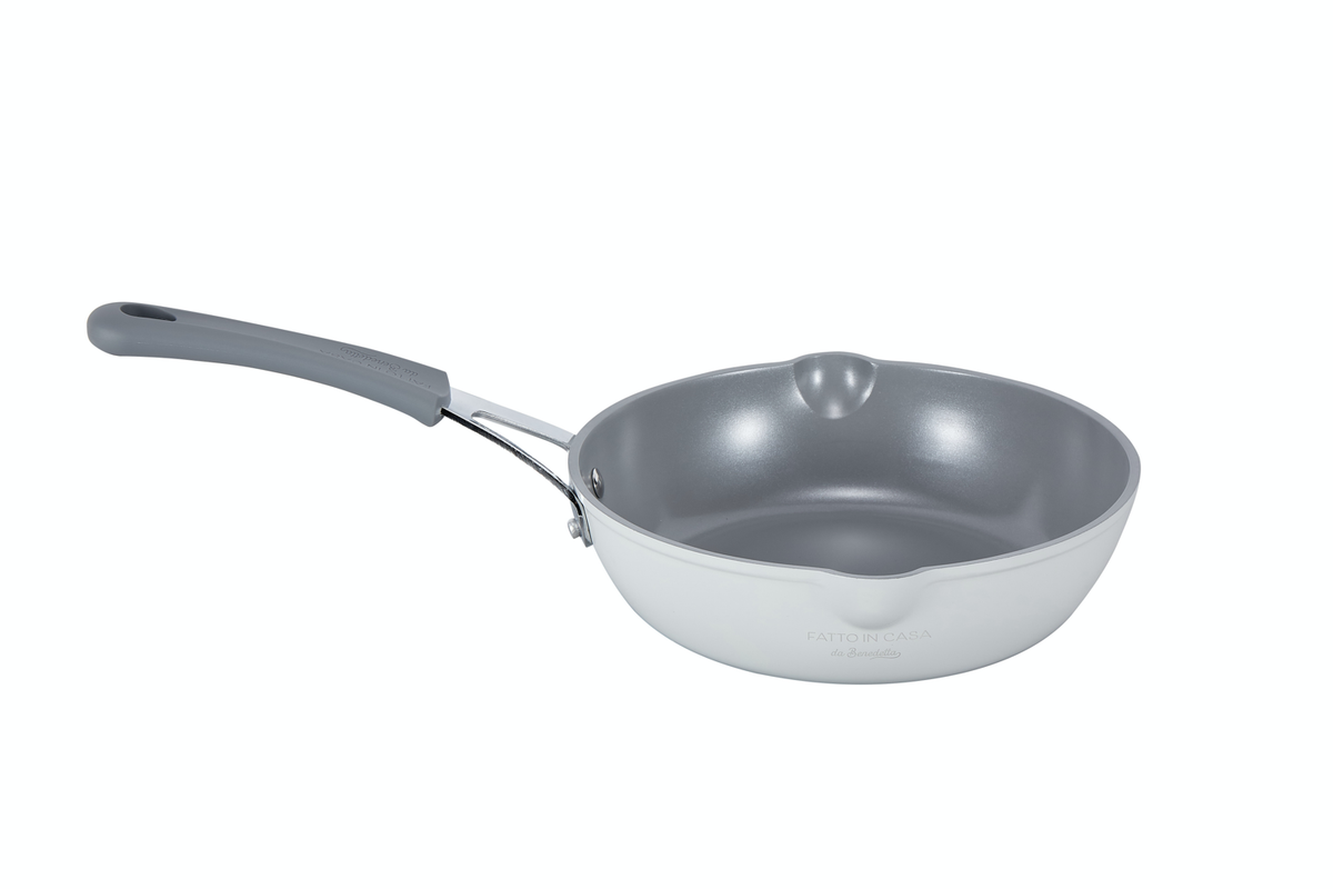 Padella alta 24 cm con coperchio